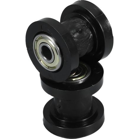 Universal Motorcycle Chain Tensioner Guide Roller, 8 mm, Plastic and Steel Non-Slip for Improving Stability and Life of Tensioner (1/5)