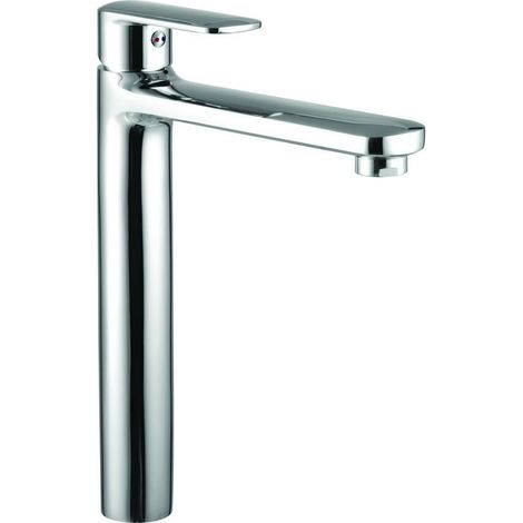 Rubinetto bagno design alto in ottone finitura cromata  Lara-910LA kamalu