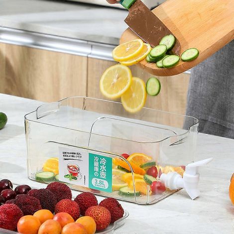 Distributeur de boissons froides avec robinet pour réfrigérateur de cuisine 3,8 L (1/4)