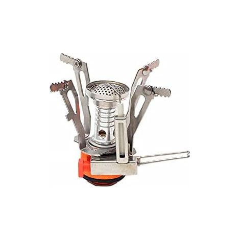 Mini brleur de réchaud de Camping Pliant Forte Puissance de feu avec allumage piézo, cuisinière pour la Cuisine de randonnée en Plein air (1/5)