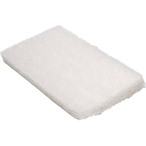 feutre abrasif blanc A polir 250x115 mm pour taloche porte-feutre