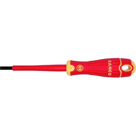Bahco Bahcofit Insulated Screwdriver Slotted Tip 5.5 X 125Mm