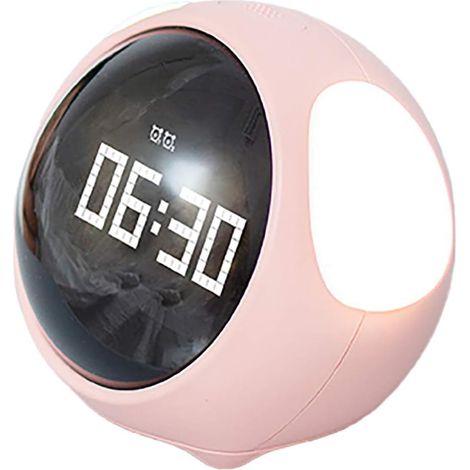 Réveil Numérique LED Intelligent 5 Alarmes Programmables pour (1/5)