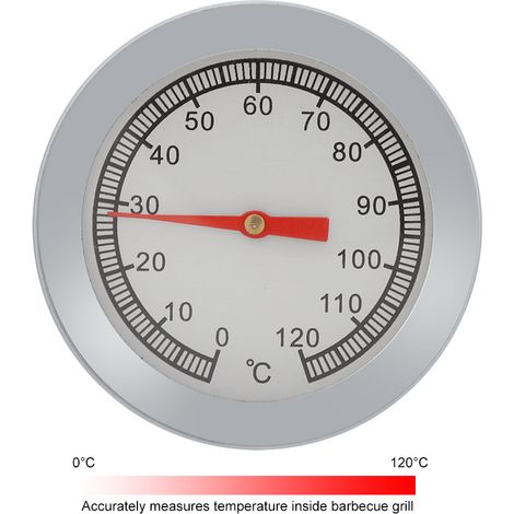 Thermomètre bimétallique pour four à barbecue/indicateur de température pour four à pizza/barbecue (1/5)