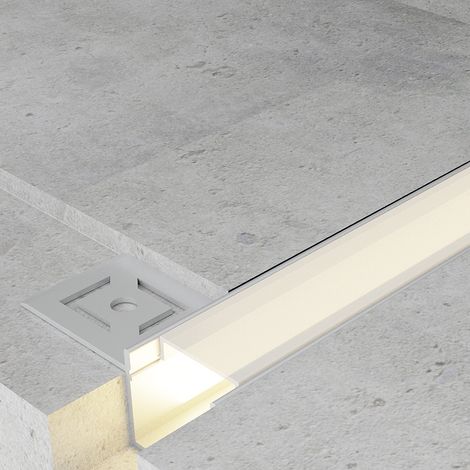 Profilé aluminium Hure - 2 mètres Aluminium - Ledme - LM3853 (1/3)