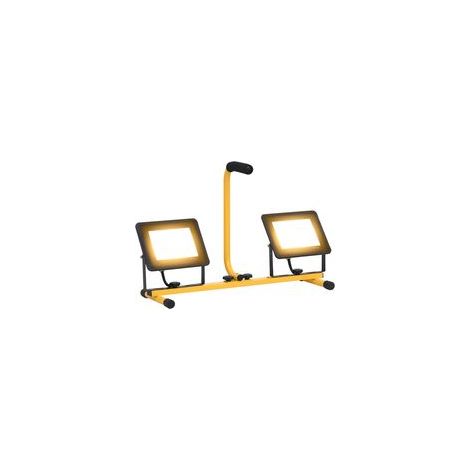 Foco LED con asa, 2 x 50 W, blanco cálido - Crezuo (1/4)
