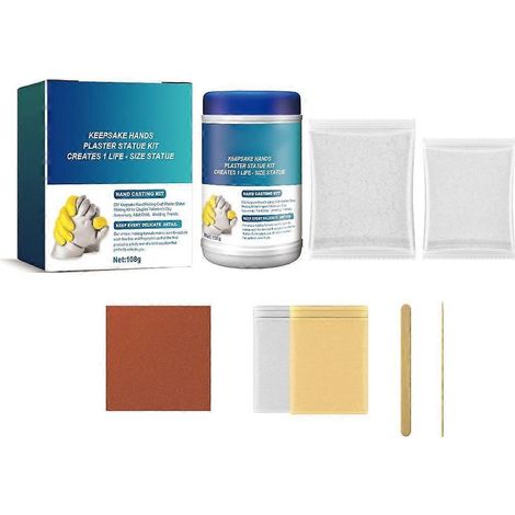 1 kit de moules à main DIY 3D avec poudre de clonage