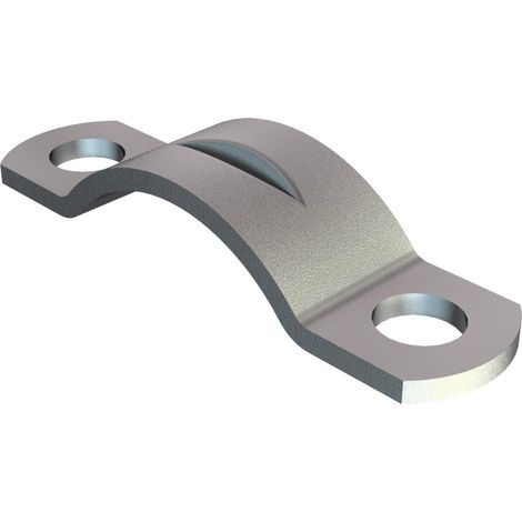 OBO Bettermann Zugentlastungsschelle 8mm Stahl galvanisch verzinkt, 100 Stück, 1437011