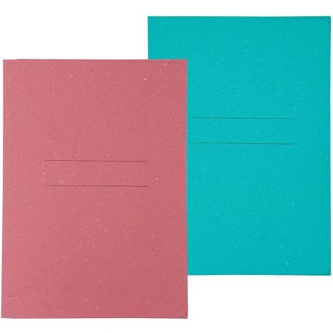 Blasetti Cartelline Cart-Ecò 3 Lembi In Cartoncino Riciclato 180gr - Magenta - Formato 25x33,5cm - Confezione 50 Pezzi