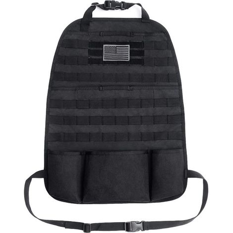 Auto-Rücksitz-Organizer, taktisches Zubehör, militärische MOLLE-Tasche, Aufbewahrungstasche, Sitzbezug für Jagd- und Outdoor-Aktivitäten im Auto. (1/5)