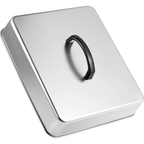 Copertura per imbastitura per cucinare - Copertura per griglia rettangolare in acciaio inossidabile  Copertura per griglia multifunzionale per barbecue da interno e da esterno (1/5)