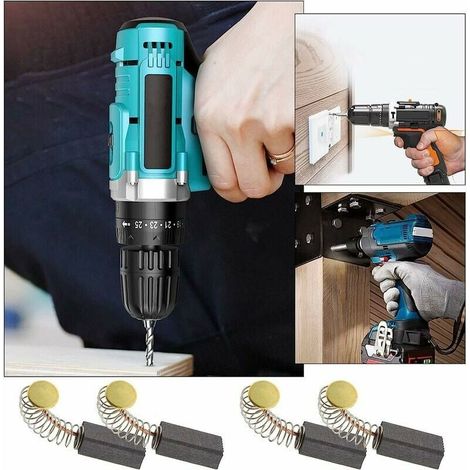 Spazzole di carbone per motori, pezzi di ricambio universali per attrezzi elettrici, 5 paia (1/3)
