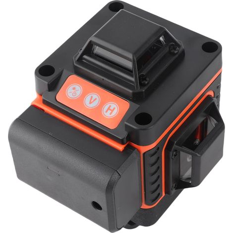 Niveau laser 360° 4D 16 lignes vertes auto-nivelant sans fil télécommande pluridirectionnel 100-240V prise EU (1/5)