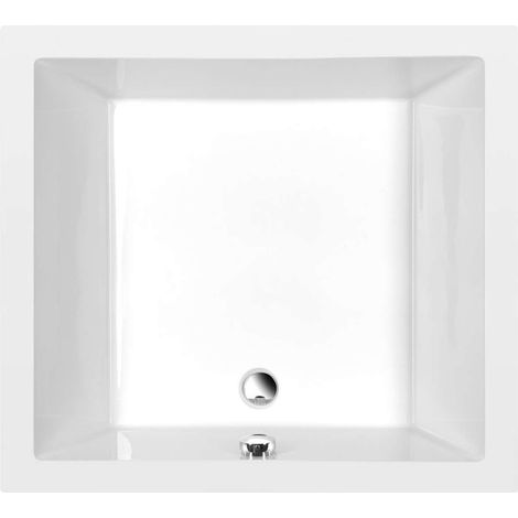 Polysan Deep - Plato de ducha profundo, 100x90x26 cm, blanco 72340 (1/5)