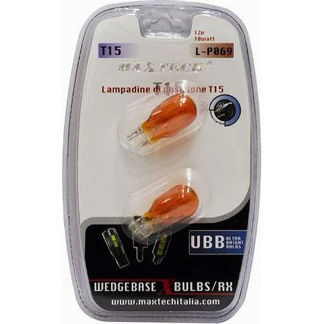 Ampoules De Position Maxtech L-p069 12 Volts 10 Watts T15 Ampoules Ultra Lumineuses (1/2)