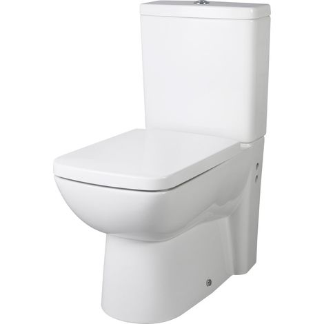 Nuie Ambrose Close Coupled Pan with Push Button Cistern - Excluding Seat (1/4)