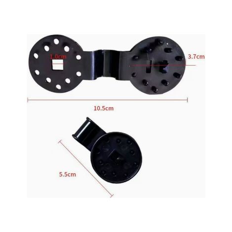 100pcs Clip pour Brise Vue,Clip Spécial avec œillet en Plastique,Clips de Fixation Traités Anti-UV Clôture, d'ombrage (1/4)
