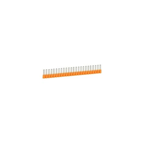 Embout de câblage à collerette isolante Starfix simple en bande pour conducteurs section 4mm2 orange (037667) (1/3)