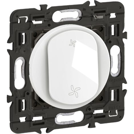 Interrupteur de VMC blanc Legrand Nouveau Céliane™