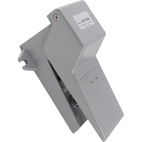 Clapet de pied pneumatique 5/3 voies aluminium à pédale réversible avec verrou et capot protecteur pour distributeur d'air (1/5)