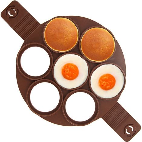 Molde de silicona para huevos fritos, panqueques, molde para huevos (1/5)