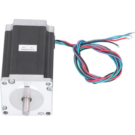 Moteur pas à pas 57HS10042B4D8 2.5Nm 4 fils arbre 8mm double sortie CNC fraiseuse tour accessoire 24V 4.2A (1/5)