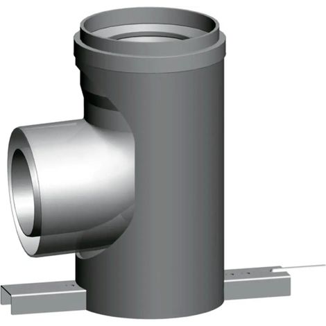 Wolf curva di supporto concentrica DN110/160, 87 gradi, con guida di appoggio, 2651834