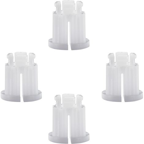 Schläfer 451415 Inserto a scatto in Plastica brocciato 13/20 per Manopola Rubinetto Set di boccole per Vitone 1/2". Adatto per Rubinetteria del Bagno e della Cucina con due Maniglie. Conf. 4pz. (1/5)