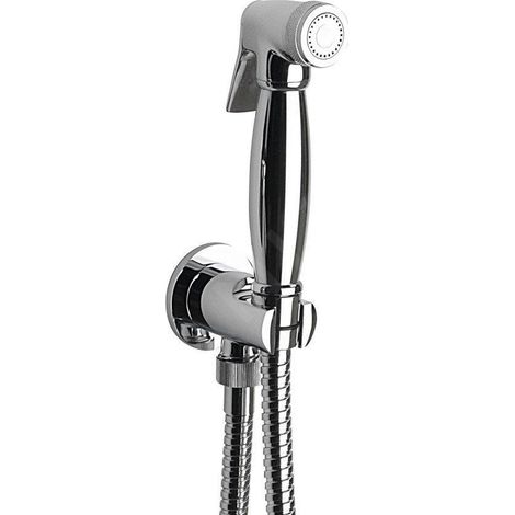 Sapho Retro - Douche de bidet avec flexible et support de douche, chrome 9101 (1/5)
