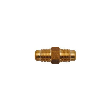 Raccordo ottone diritto - 1/4"x1/4" SAE per tubi rame 00000011330 (1/2)