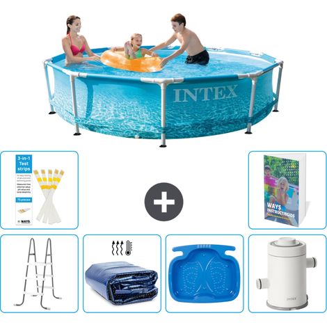 Frame Pool Rund - 305x76 cm - 7-teilig S144