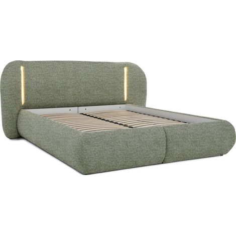 Cama Margate 135, Bella 85, Doble, 140x200, Tapiz, Somieres, 201x227x103cm, LED (1/5)