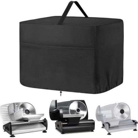 Housse anti-poussière pour trancheuse à viande, housses pour appareils de cuisine pour trancheuse alimentaire,Housse anti-poussière étanche Housse anti-poussière pour appareil Petit sac de rangement (1/4)