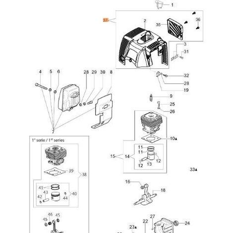 COUVERCLE DE MOTEUR D'ORIGINE EMAK 61330081AR