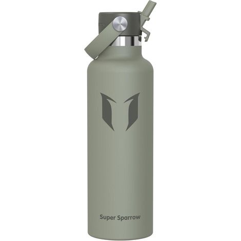 Trinkflasche Edelstahl Thermosflasche BPAfrei 750ml 750 ml C- Salbei (1/5)