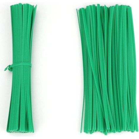 Attaches de jardinage - 200 pièces - Longueur 20 cm - Facile à couper - Fil de fer recouvert de PVC (1/5)