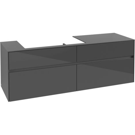 Villeroy & Boch Collaro Waschbeckenunterschrank, 4 Auszüge, (1/2)