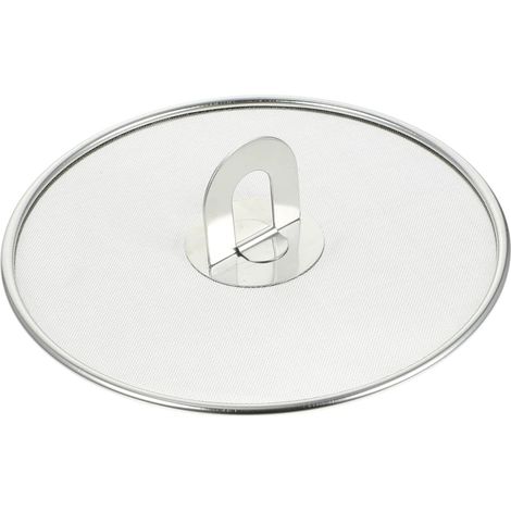 Coperchio per pentola in ferro, padella, coperchio a rete per olio, gadget (1/4)