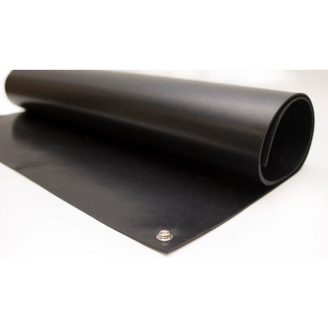 Tapis antistatique RS PRO, 1.2m x 600mm x 3mm, pour Sol ( Prix pour 1 )