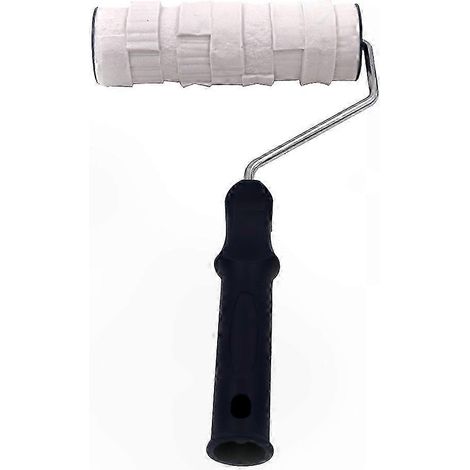 Rouleau à peinture décoratif 8" avec motif DIY, outil mural à texture artistique, rouleau en caoutchouc pour maison, pinceau à motifs réutilisable (1/4)