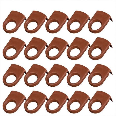 Porte-bouteille cocktail en plastique brun, pinces à verre pour boissons, clips de maintien robustes pour bouteilles, accessoire bar pratique, lot de 2, usage domestique et professionnel (1/5)