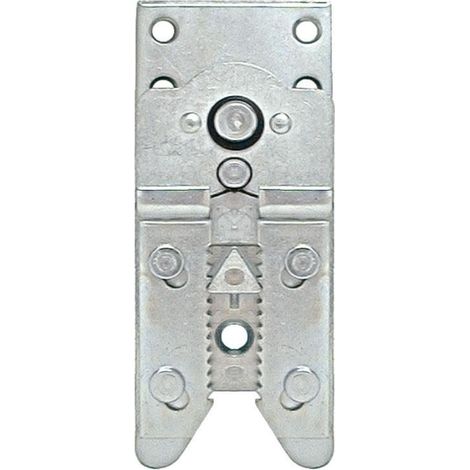 Q&Q placa c/enganche automático para unión modulos zincada , 0UNIDADES (1/2)