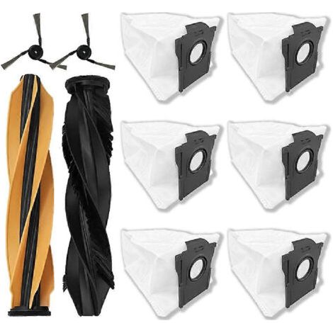 Pour rouleau MOVA Z60 Ultra : brosses principales compl��tes, accessoires et sac �� poussi��re grande capacit��.