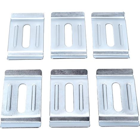 Lot de 30 colliers de fixation pour chemins de câbles en treillis métallique – Acier au carbone zingué, diamètre 4-6 mm, épaisseur 1,2 mm, compatibles boulons 5/16" (1/5)