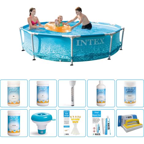 Intex Piscina con struttura Rotonda - 305x76 cm - 7-pezzi  S43248 (1/5)