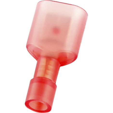 Cosse faston RS PRO, 0,5 1,5 mm2, 22 16 AWG, Isolé, Rouge
