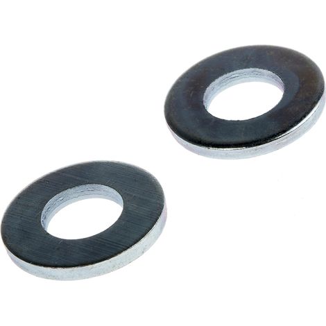 Rondelle plate, M6 (Form C), Acier, 6.4mm x 14mm, Galvanisé brillant ( Prix pour Sachet de 100 )