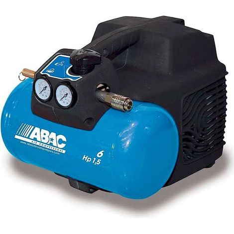 Compressore 6 Litri Aria Abac Start 015 1,5 Hp Portatile (1/2)