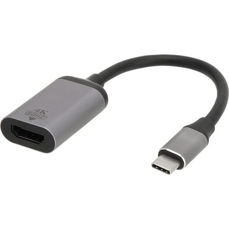 Adaptateur USB-C vers HDMI 4K, câble USB 3.1 portable haute vitesse, adaptateur TV haute définition USB Type-C vers HDMI pour PC, ordinateurs portables MacBook, iPad et téléphones portables (1/5)