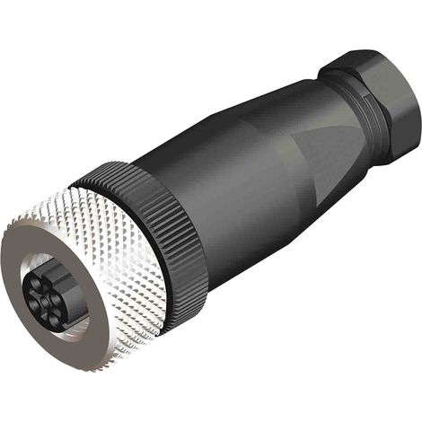 Connecteur circulaire 4 contacts, Vis, raccordement A visser ( Prix pour 1 )